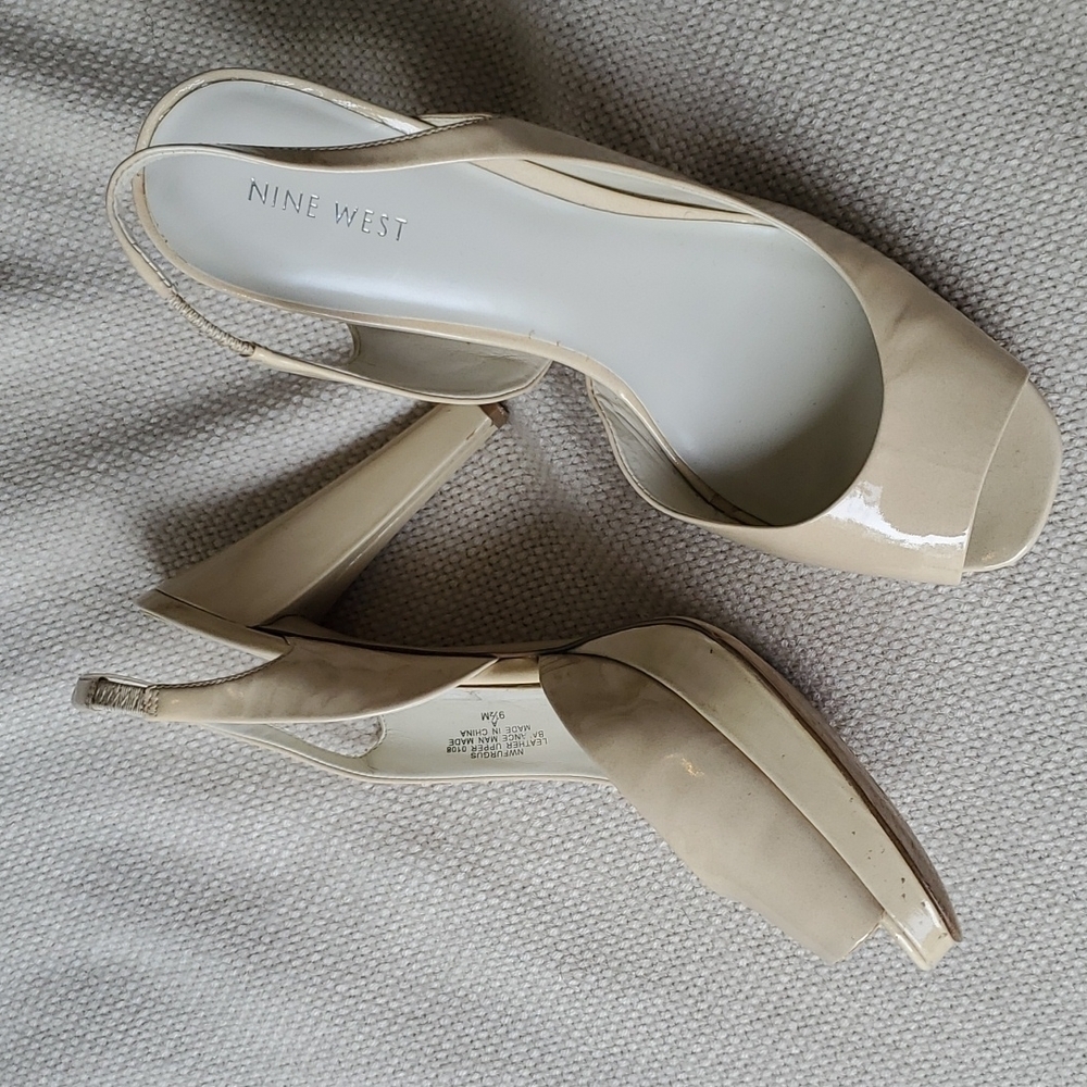 NINE WEST patent leather heels